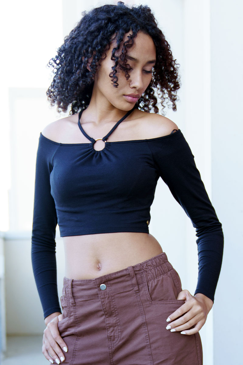 Crop top online shopping hot sale